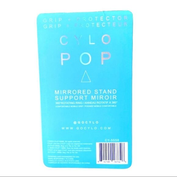 Cylo Gold Mirror Phone Ring Stand - Picture 2 of 4